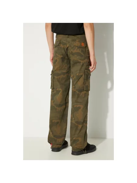 Spodnie Alpha Industries zielone