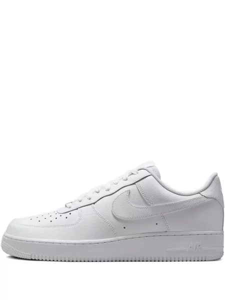 Кожени маратонки Nike Air Force 1 камъни бяло