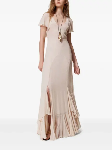 Rochie Twinset de costum roz