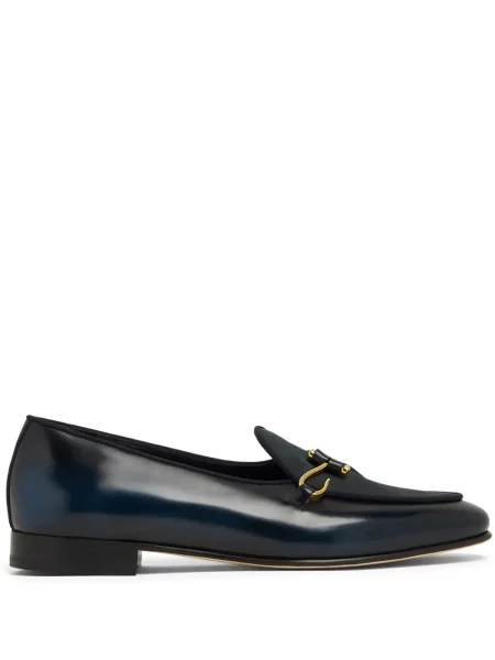 Pantofi loafer Edhen Milano din piele albastru