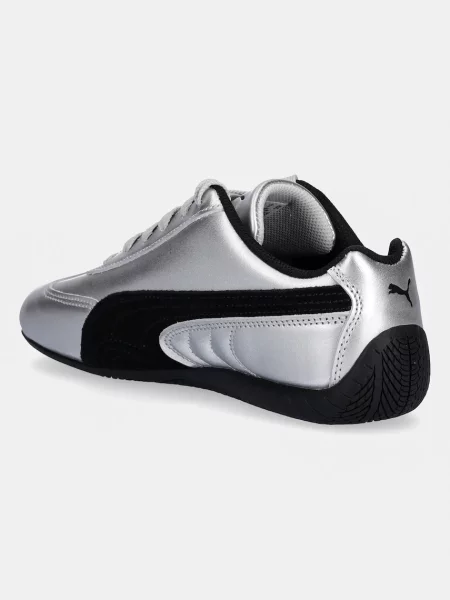 Кожаные кроссовки Puma серые