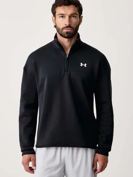 Under Armour hanorac de antrenament pentru bărbați Armour Fleece negru