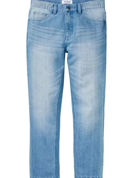 Jeansy classic fit straight niebieskie