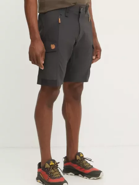 Pohodne kratke hlače Fjallraven Abisko siva