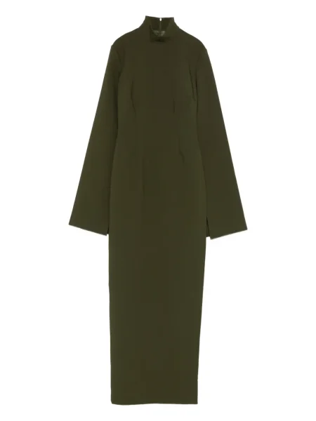Rochie maxi Solace London de costum verde