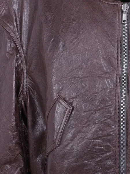 Geanta de piele Rick Owens maro