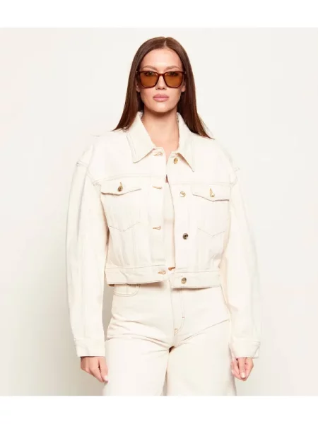 HUGO De blugi geacă Gisolia | Relaxed fit bej