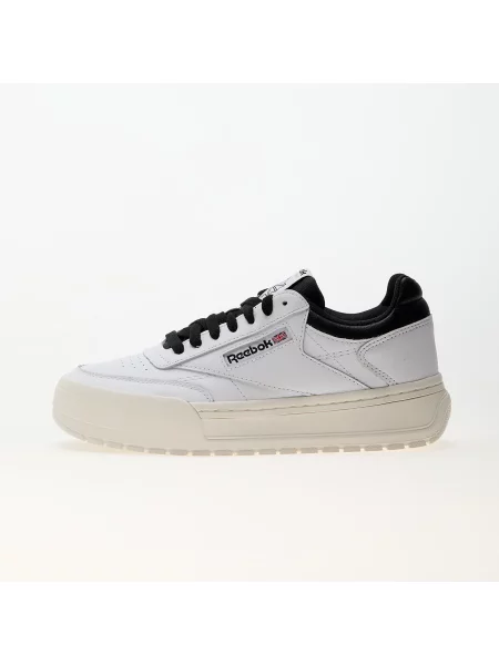 Sneakers Reebok Club C Megacourt White/ Chalk/ Black EUR alb