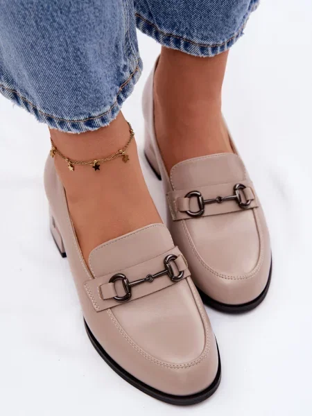 Полуотворени обувки Vinceza с висок ток черно