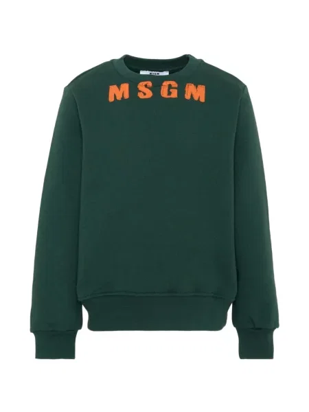 Sweter dziecięcy Msgm zielony