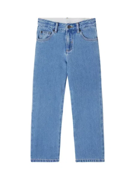 Gyerek egyenes szárú farmernadrág Stella Mccartney kék