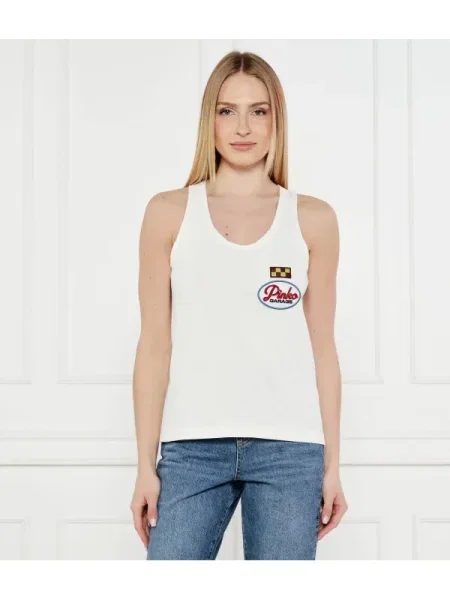 Top Pinko alb
