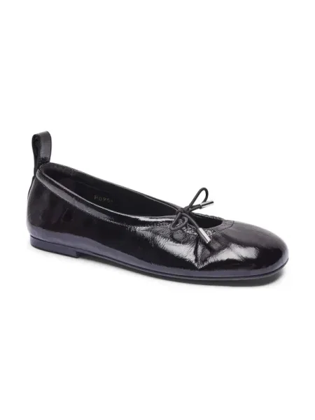 Alohas De piele balerini Rosalind negru