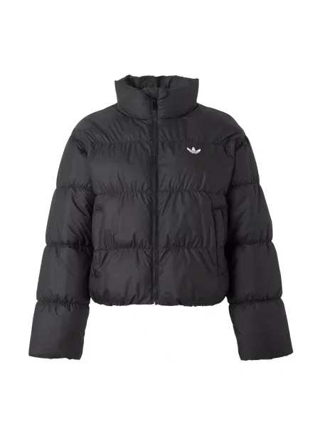 ADIDAS ORIGINALS Geacă de iarnă negru alb