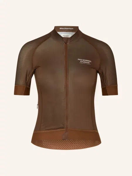 Pas Normal Studios Koszulka Rowerowa Mechanism braun biała