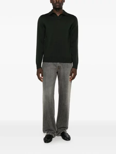 Gulerat tricou polo Filippo De Laurentiis verde