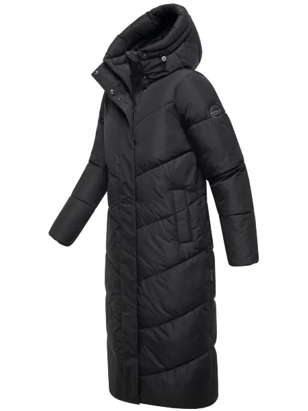MARIKOO Palton de iarnă negru