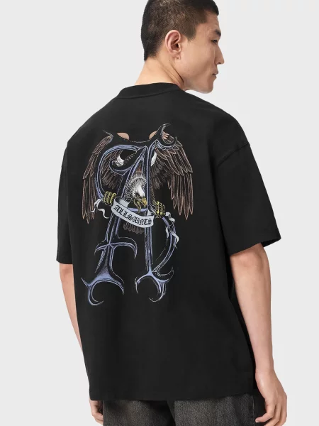 Футболка Allsaints чорна
