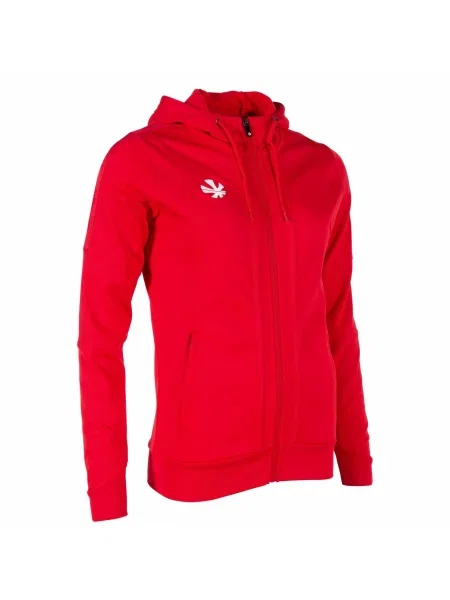 Bluza dresowa zapinana na z kapturem Reece Australia Cleve TTS czerwona