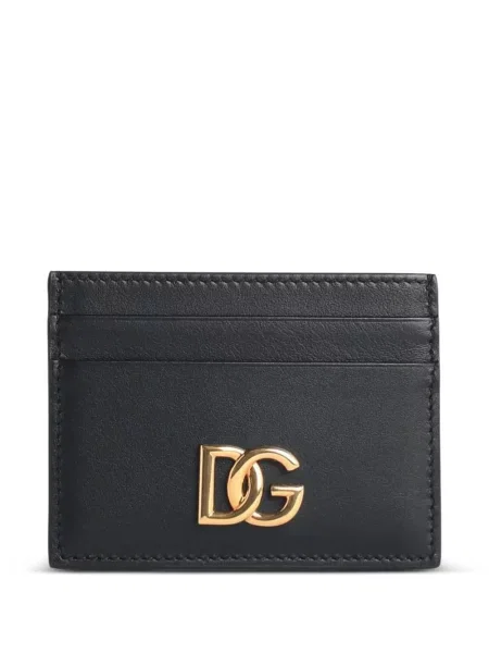 Pénztárca Dolce & Gabbana autogrammal fekete