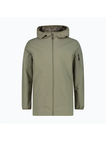 Bunda do deště CMP Fix Hood sage zelená