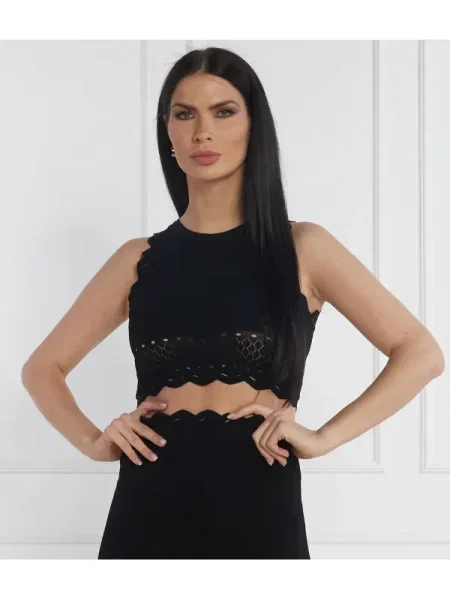 Cropp top Patrizia Pepe negru