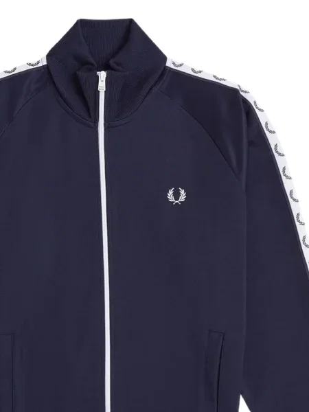 Geacă Fred Perry alergare cu autograf albastru