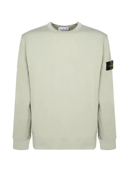 Hanorac crewneck Stone Island cu decolteu rotund cu strasuri