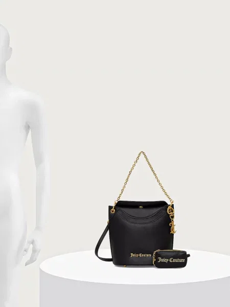 Кожаная сумка через плечо Juicy Couture