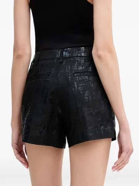 Cu centură pantaloni scurți Silvian Heach negru