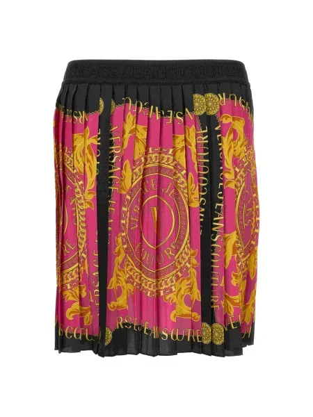 Spódnica jeansowa Versace Jeans Couture fioletowa