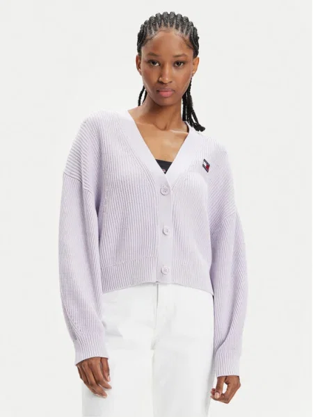 Tommy Jeans Cardigan Essential violet