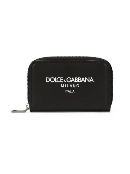 Portfel Dolce And Gabbana z logo czarny