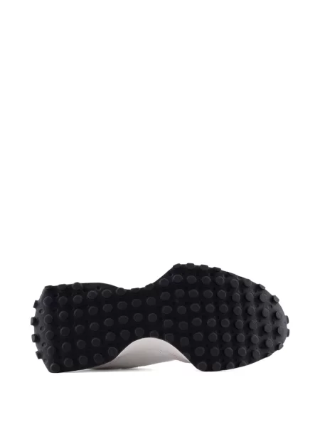 Кожено яке New Balance с автограф сиво