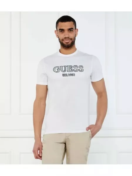 GUESS Tricou alb