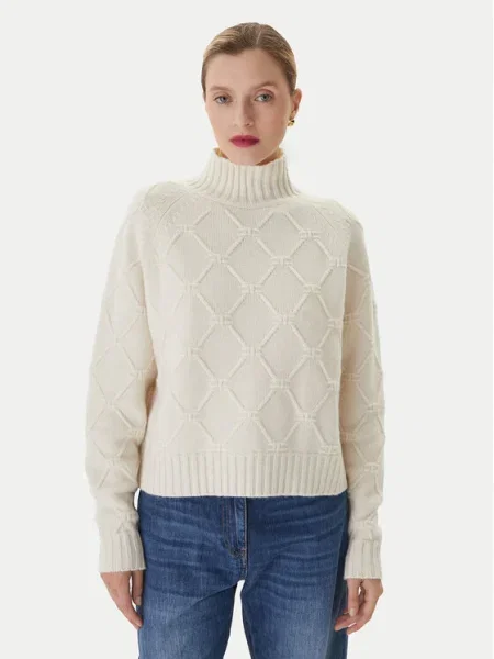 Elisabetta Franchi Pulover alb