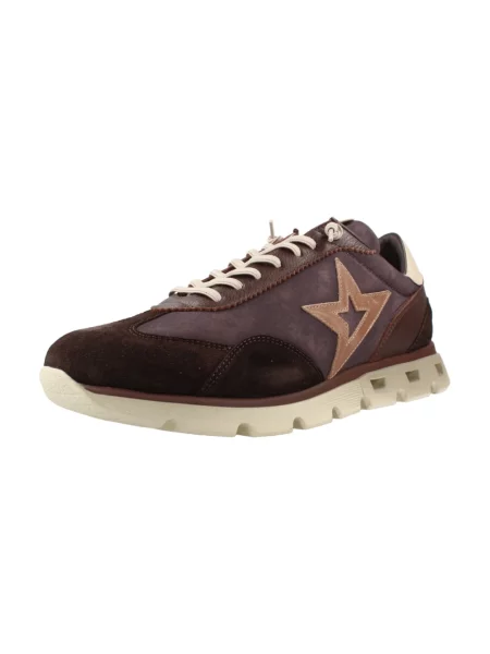 Sneakersy Cetti zamszowe brązowe