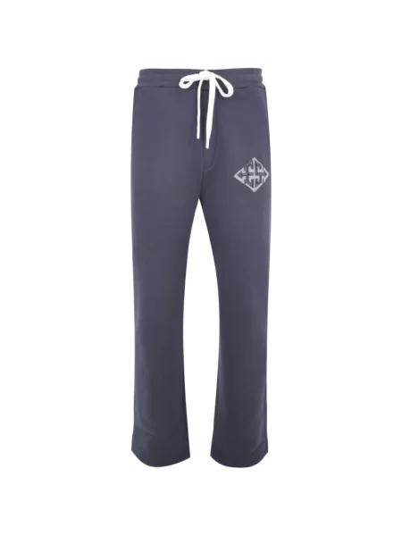 Pantaloni Exit Society cu imagine alergare gri