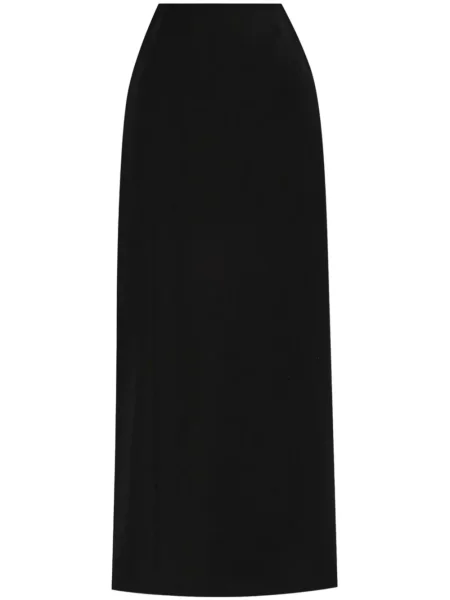 Fusta maxi Balenciaga de lână negru