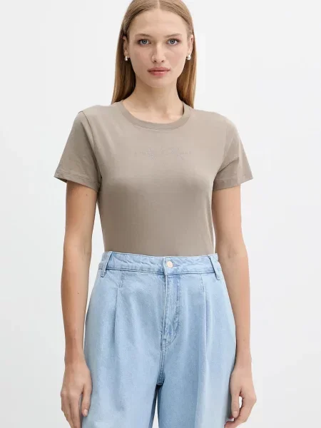 Тениска Armani Exchange дамска зелено