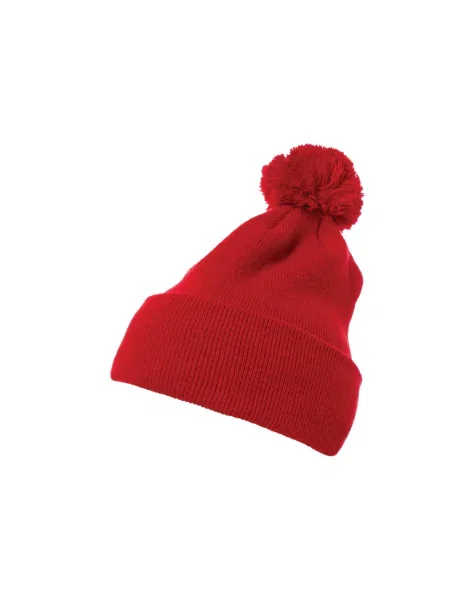 Pletena cofki kapa Flexfit rdeča