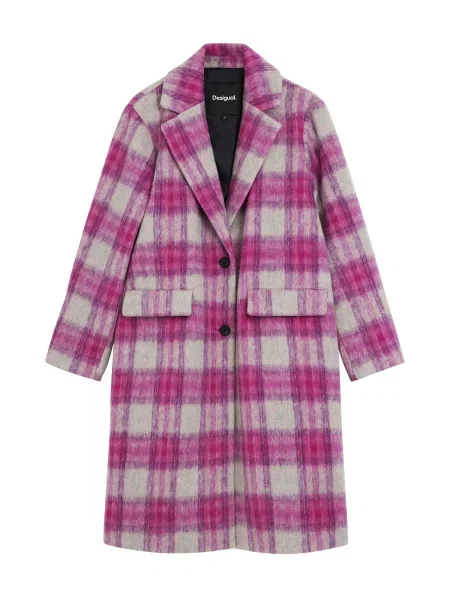 Desigual Palton de primăvară-toamnă lila rosé roz