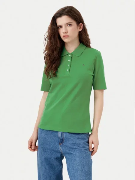 Tommy Hilfiger Polo zielony