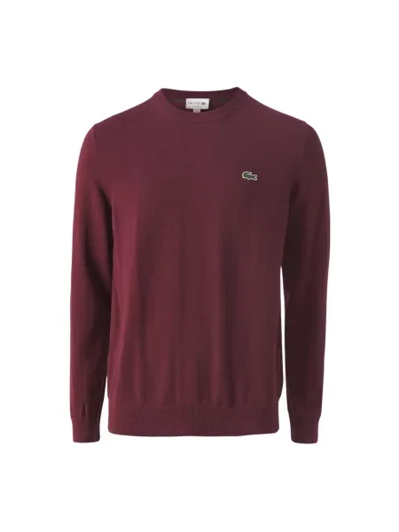 Sweter Lacoste czerwony