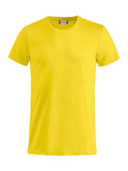 Clique Basic-T Junior T-shirt juniorska – lemon biała