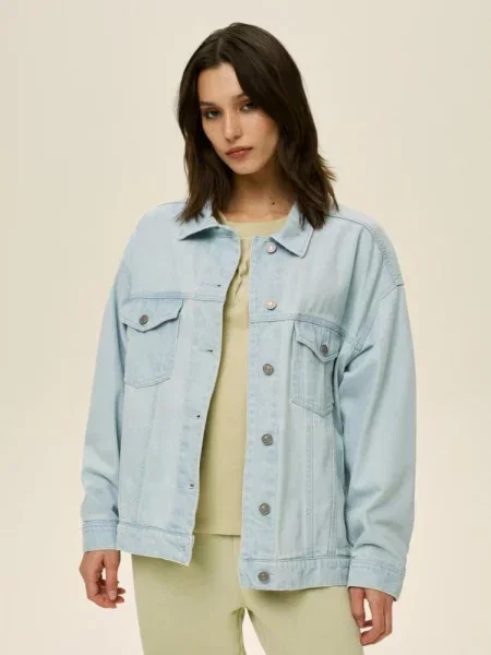 Джинсова куртка DIVERSE Sunneva світло-синій синя