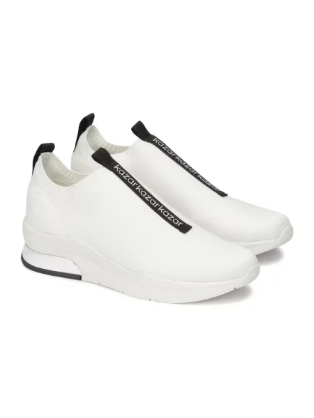 Sneakersy Kazar wsuwane białe