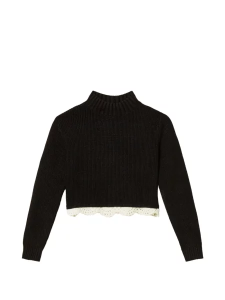Dětské top Twinset černý