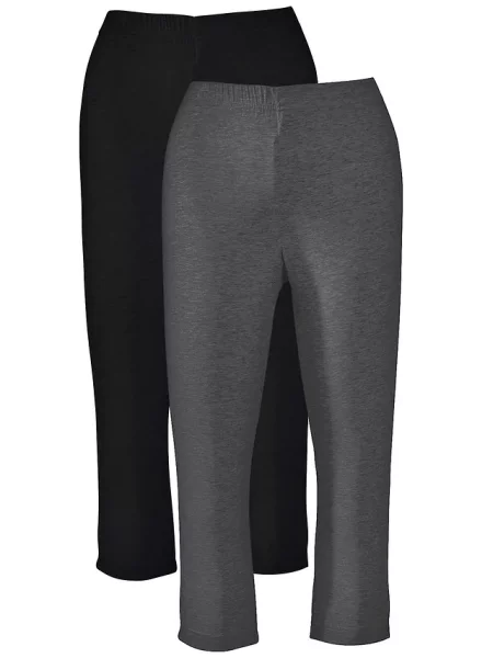 Legginsy rybaczki 2 pary w opak. szare