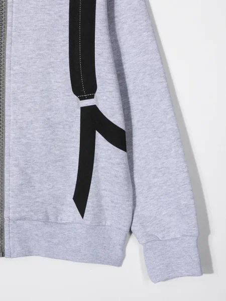 Bluza dziecięca Fendi szara